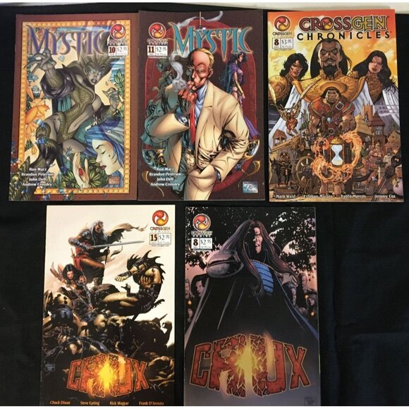 Crossgen Coimcs Mixed Lot of 10 Crux, Mystic, Sigil and more Circa 1983-2002 - Picture 1 of 12